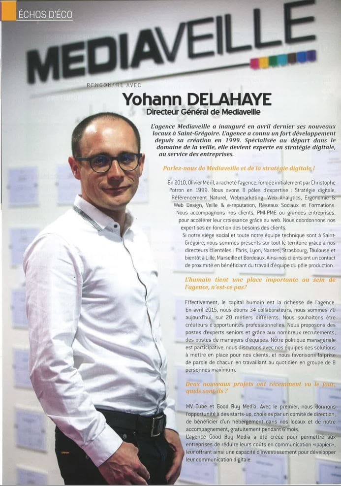 Rencontre avec Yohann Delahaye, Directeur Général de Mediaveille